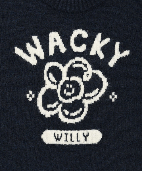 Women's Big Lily Graphic Pullover Dark Navy