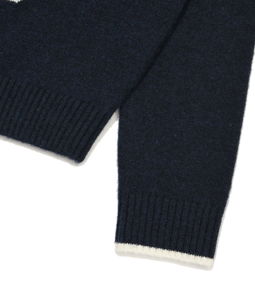 Women's Big Lily Graphic Pullover Dark Navy