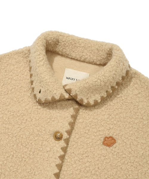 Women's Shearing Stitch Jacket Beige