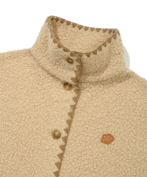 Women's Shearing Stitch Jacket Beige