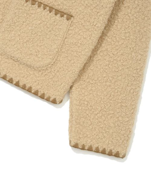 Women's Shearing Stitch Jacket Beige