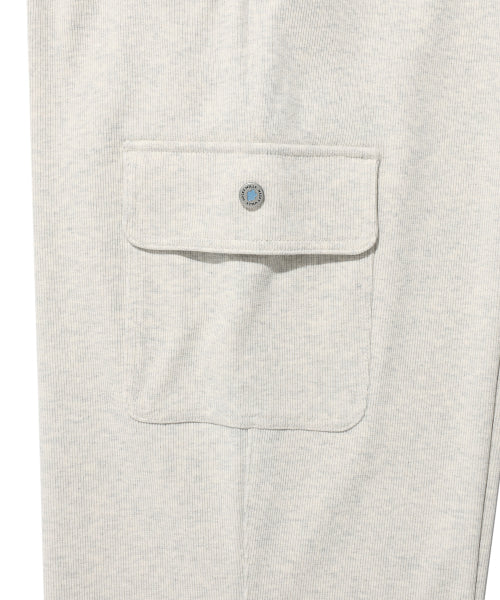 Women's Wide Fit Cargo Knit Like Pants Oatmeal