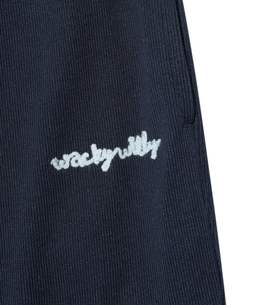 Women's Wide Fit Cargo Knit Like Pants Dark Navy