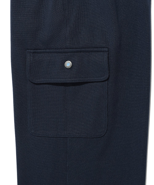 Women's Wide Fit Cargo Knit Like Pants Dark Navy