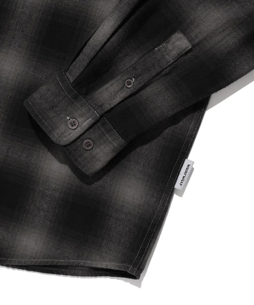 Dying Checkered Shirt Gray