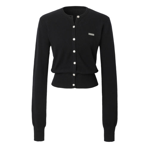 Signature Knit Cardigan (black)