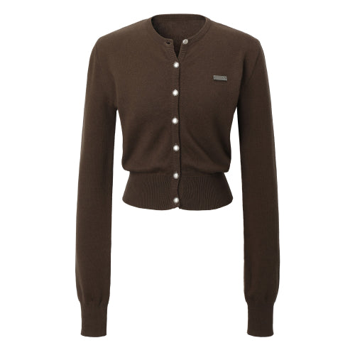 Signature Knit Cardigan (khakibrown)