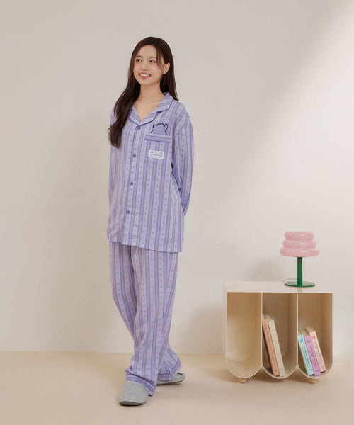 [Pocket Mon] Pocket Monster Long-Sleeved Pajama (PURPLE)_SPPF49U04