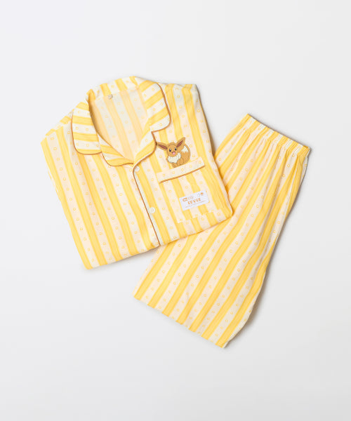 [Pocket Mon] Pocket Monster Long-Sleeved Pajama (YELLOW)_SPPF49U04