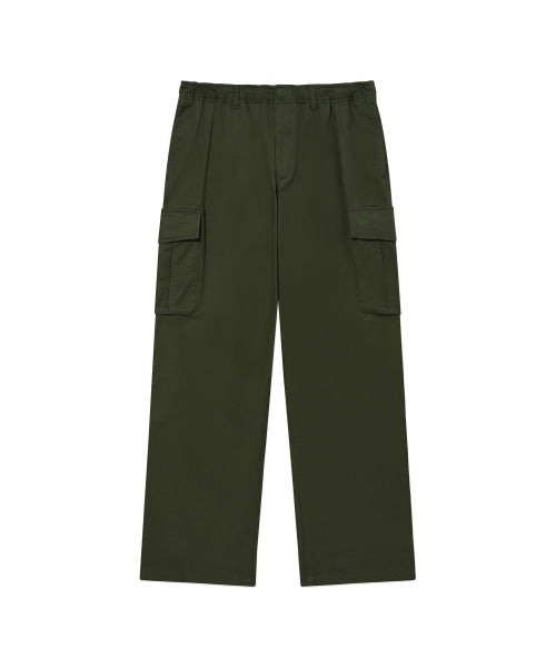 COTTON CARGO 1-TUCK PANTS