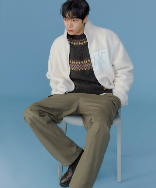 COTTON CARGO 1-TUCK PANTS