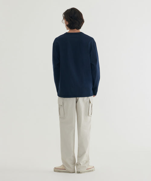 COTTON CARGO 1-TUCK PANTS
