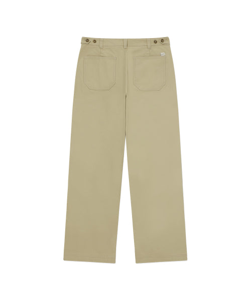 BACK SATIN FATIGUE PANTS