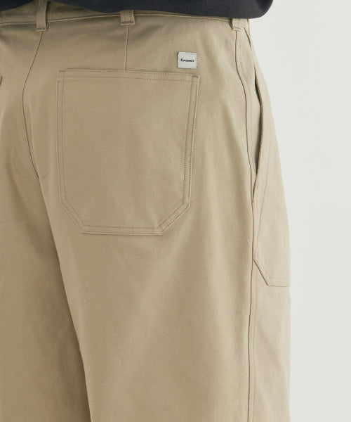 BACK SATIN FATIGUE PANTS