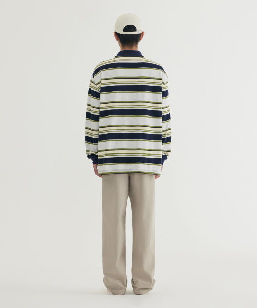 <easy pants> HERRINGBONE 1-TUCK PANTS</easy>