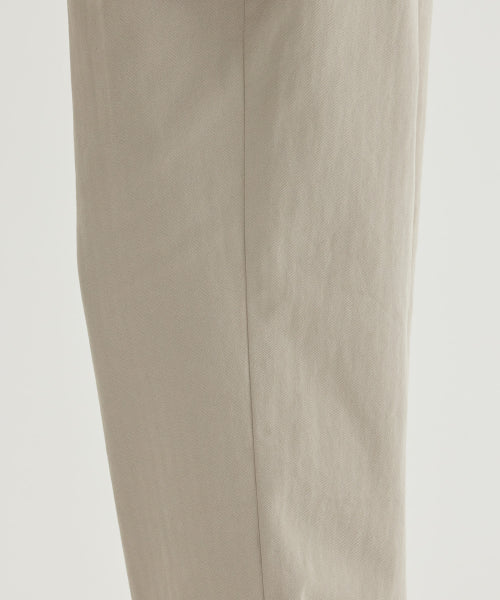 <easy pants> HERRINGBONE 1-TUCK PANTS</easy>