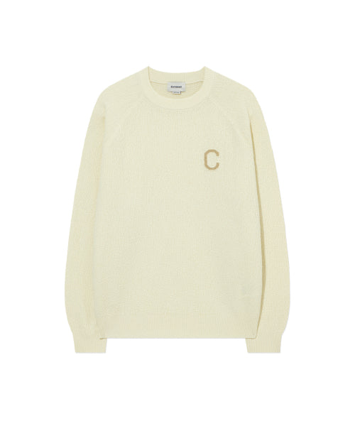 MIDDLE C LOGO KNIT PULLOVER