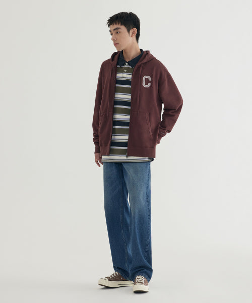 C LOGO HOODIE ZIP-UP