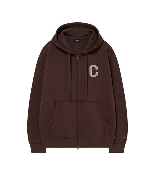 C LOGO HOODIE ZIP-UP