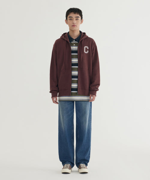 C LOGO HOODIE ZIP-UP