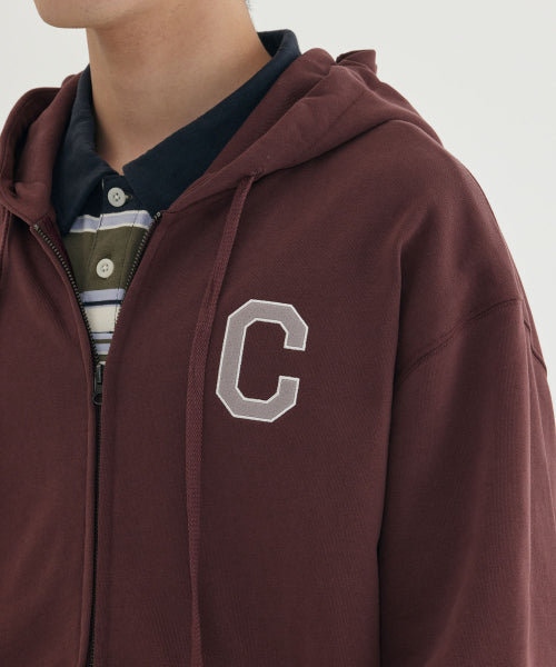C LOGO HOODIE ZIP-UP