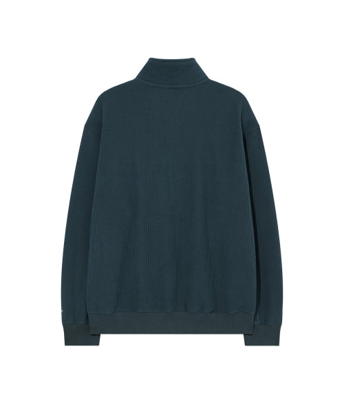 SMALL C LOGO CORDUROY HALF-ZIP