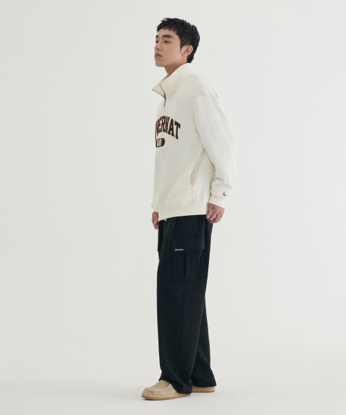 ARCH LOGO HALF-ZIP SWEATSHIRT
