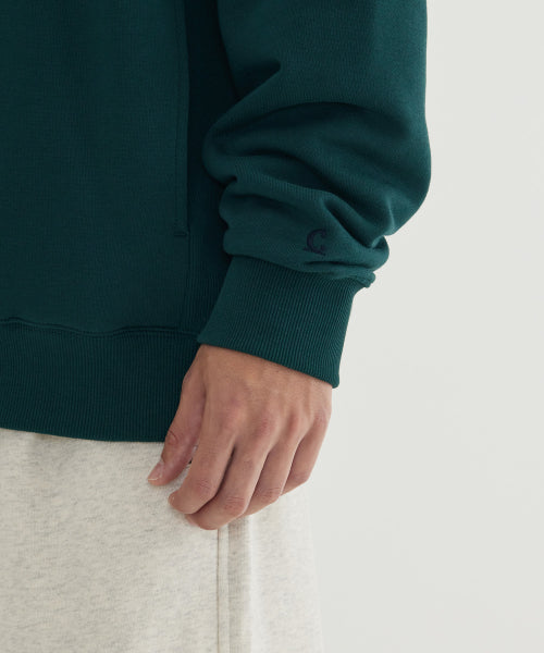 ARCH LOGO HALF-ZIP SWEATSHIRT