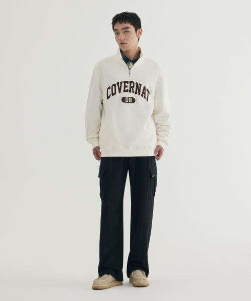 ARCH LOGO HALF-ZIP SWEATSHIRT