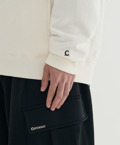 ARCH LOGO HALF-ZIP SWEATSHIRT