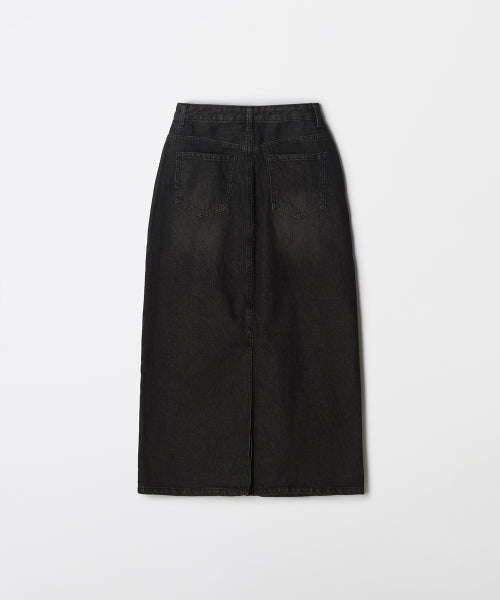 denim maxi skirt_SPWJF49G01