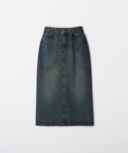 denim maxi skirt_SPWJF49G01