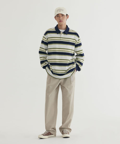 Collared Rugby Long Sleeve