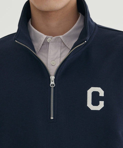 C Logo Half-Zip Sweatshirt