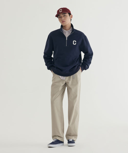 C Logo Half-Zip Sweatshirt