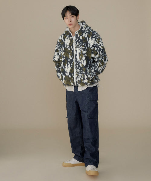 DENIM CARGO PANTS