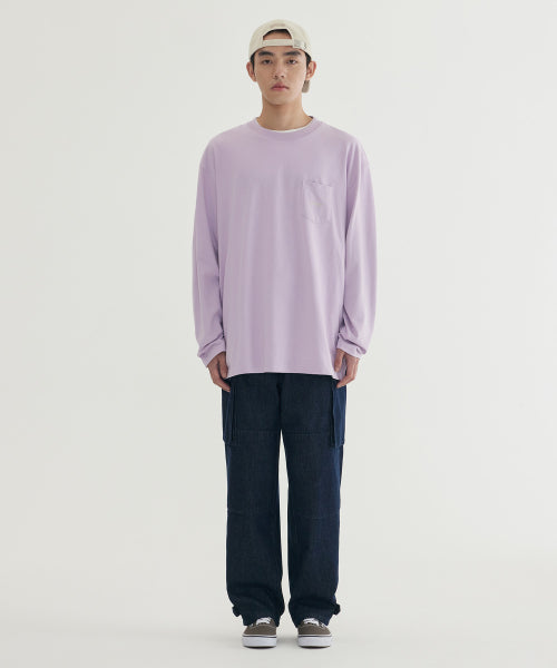 DENIM CARGO PANTS