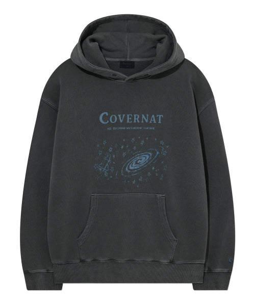 PIGMENT DYED UNIVERSE DRAWING HOODIE