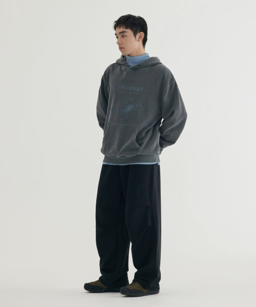 PIGMENT DYED UNIVERSE DRAWING HOODIE