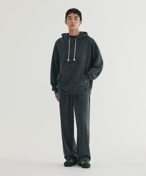 PIGMENT DYED ARCH LOGO GRAPHIC HOODIE