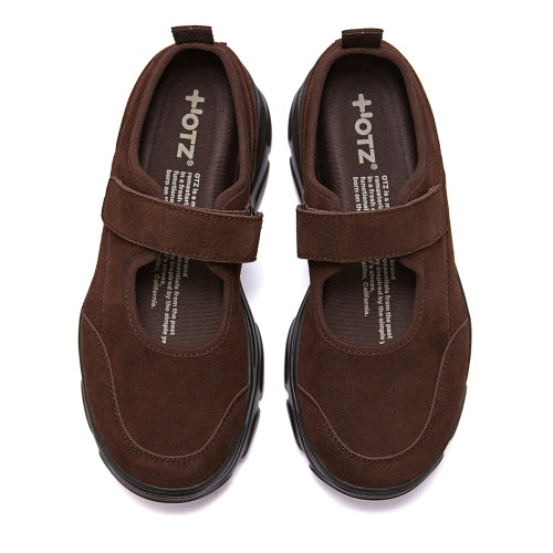 Romita Suede Platform Velcro Merrizane Cocoa Mob Brown FLOTFA3W53