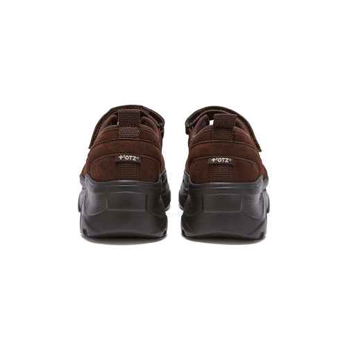 Romita Suede Platform Velcro Merrizane Cocoa Mob Brown FLOTFA3W53