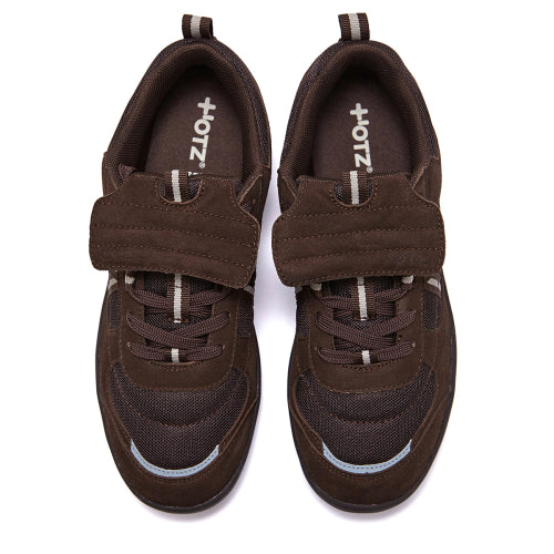 Flap Suede Sneakers Cocoa Mob Brown FLOTFA3W45