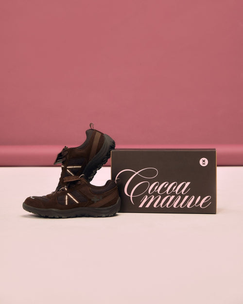 Flap Suede Sneakers Cocoa Mob Brown FLOTFA3W45