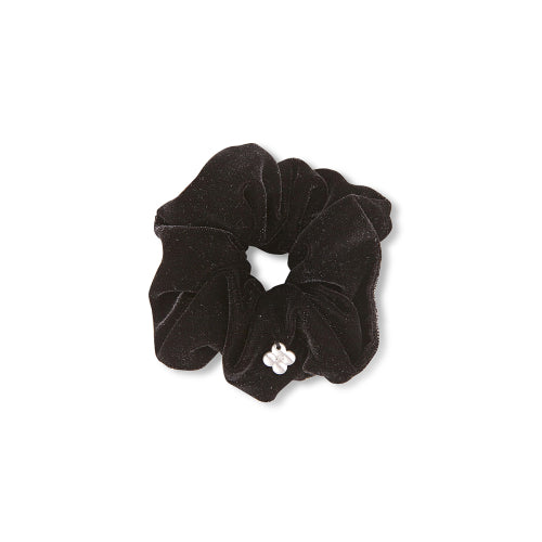 Velvet Hair Scrunchies Black FLOTFA3A07