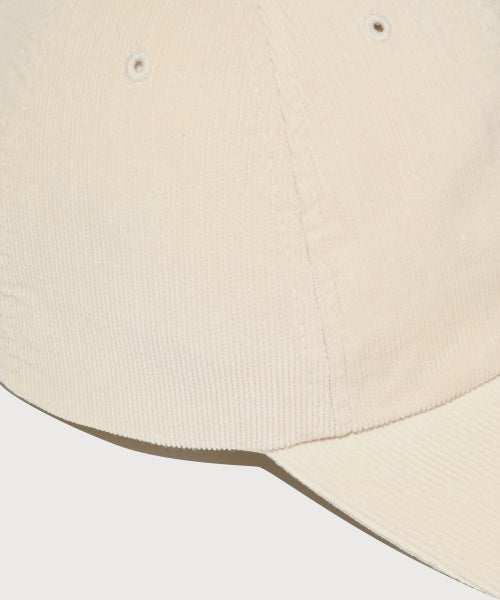 COZY FIT C LOGO APPLIQUE CORDUROY BALL CAP