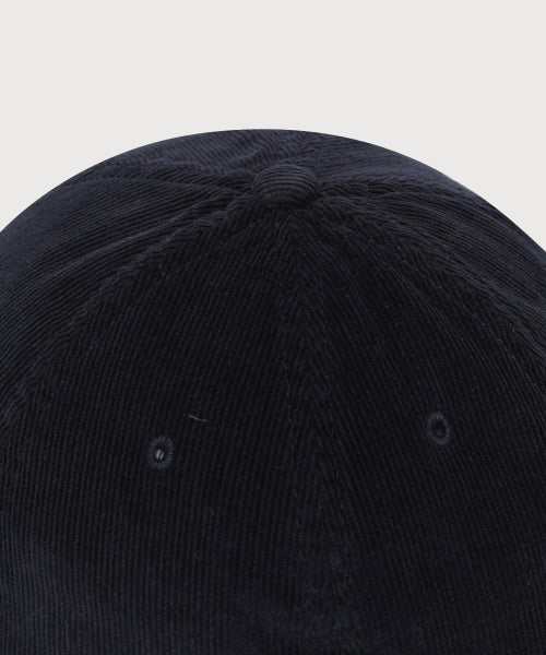 COZY FIT C LOGO APPLIQUE CORDUROY BALL CAP