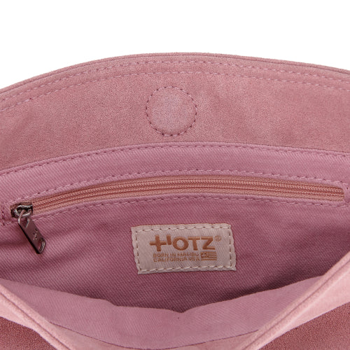 Suede Shoulder Bag Cocoa Mob Pink FLOTFA3B09