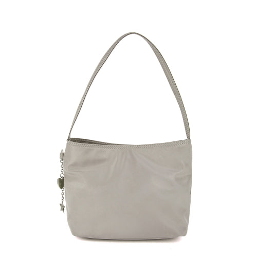 Nylon Shoulder Bag Gray FLOTFA3B06