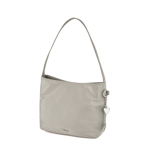 Nylon Shoulder Bag Gray FLOTFA3B06